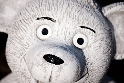 Steinfigur Teddy Bruno, frost- und wetterfest, massiver Steinguss - 4