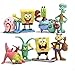 Produktbild 8 Stück Spongebob Figuren Spielzeug Squidward Sandy Wangen Patrick Star Mr. Krabs Kuchendekoration 5,1 cm