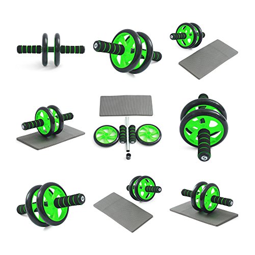 VERGLEICHSSIEGER: Innovativer Premium Bauchtrainer „Extreme Ab Roller“ von Sportastisch :: 2 hochwertige Widerstandsbänder ermöglichen anpassbare Unterstützung beim Bauchtraining :: Maximale Belastbarkeit: 150kg :: Doppel-Rollen für stabile und sichere Benutzung :: Knieauflage garantiert maximalen Komfort :: schnell aufgebaut ohne Schrauben :: perfekt für Bauchtraining zu Hause, auch auf Parkett :: kostenloser BONUS: eBook „Bauchtraining“ :: inklusive 3 Jahren Sportastisch Produktgarantie - 7