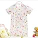 Pink Print Infant Sleepwear Baby Toddler Cheese Cloths Nightgown 12-18M WHITE