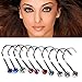 Qingsun 30 pcs Multicolor S Shape Nose Studs Rings Piercing Stud