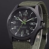 Kycut Herren-Armbanduhr, Online, Einkaufen, Outdoor, Datum, Edelstahl, Militär, Sport, Analog, Quarz, Armee-Armbanduhr