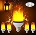 Produktbild OOFAY LIGHT® Flackernde Flammen Glühbirne LED Jahrgang Mauer Laterne Stimmungslampe Mit Feuer-Effekt Emulation Für Garten Dekoration (5Pack)