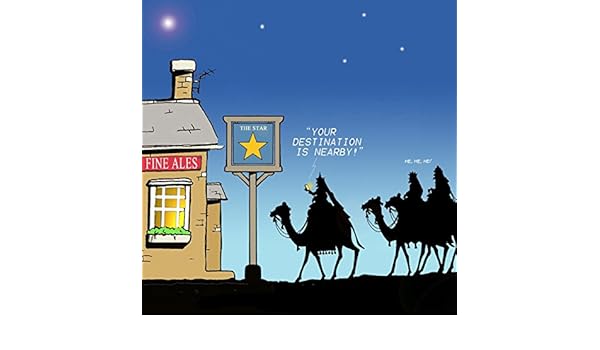 Stella E Pub Biglietto Di Auguri Di Buon Natale Con Re Magi Prodotto In Lingua Inglese Lingua Italiana Non Garantita Twizler Prodotto Adatto Per Lui E Per Lei Cammelli Cancelleria E Prodotti Per