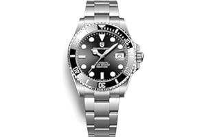 ROLLSTIMI Pagani Design Nouvelle Montre mécanique pour Homme Mouvement Japonais en Acier Inoxydable Mode Classique Montre Automatique Verre Saphir Montre pour Homme 100M résistance à l'eau Relogio Masculino