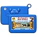 Produktbild Qimaoo 7 Zoll Kinder Tablet, Android Tablet Kids Bilige Tablet PC 8G ROM+32G SD Speicherkarte Android 4.4 Quad Core 1.2 GHz mit Silikonhülle Kinder Geschenk Blau