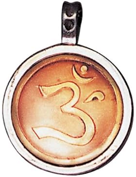 Om Anhänger Amulett Talisman Schmuck mit Halskette - Schutz und Frieden