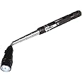 Unitec 77893 LED Telescopic Torch with Magnet - Black