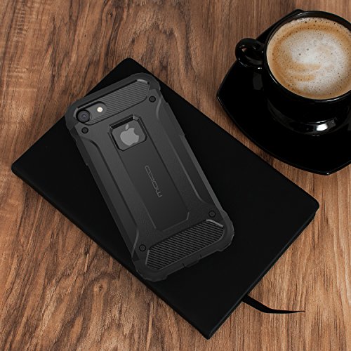 MoKo Funda para iPhone 7 - Avanzada Dual Layer Resistente Slim Armor Case Anti-Rasgu os Absorci n de Choque Protecci n Parachoques Back Cover para Apple iPhone 7 Smartphone Negro reviews MoKo Funda para iPhone 7 - Avanzada Dual Layer Resistente Slim Armor Case Anti-Rasgu os Absorci n de Choque Protecci n Parachoques Back Cover para Apple iPhone 7 Smartphone Negro