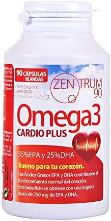 Omega 3 to reduce cholesterol levels and improve circulation in the body - Fatty acids for the proper functioning of our body - 90 capsules