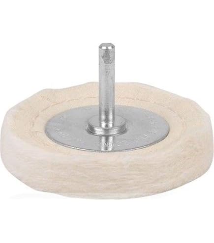Disco Lucidatura Per Trapano - Set Velluto Cotone Per Metallio, Legno, Plastica