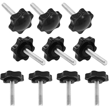 Viti In Pollici Viti A Pomello Rotondo Nero 1/4-20 X 3/4 - Acciaio Inox 18-8, Testa Zigrinata, Pack Da 4 Pezzi, Made In USA The Crow 4k