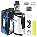 Produktbild E Zigarette starter set E Shisha set 80W Mod BOX Elektrische Zigaretten,2500mAh Akku 18650 Batterie,Top Refill 0.2ohm/2.0ml Verdampfer Tank,TC (Temperaturregelung) Kit Non-slip Ring Ohne Nikotin&Liquid aroma