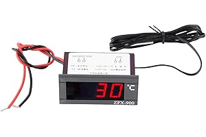 NIIYEN Régulateur de température, TPM‑900 Régulateur de température numérique Afficheur LED avec capteur pour armoires réfrigérées 220