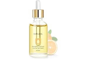 MEITREND Nail Cuticle Oil, Nagelöl für Nagelhaut und Stärkere Nägel, Nagelpflegeöl Pflege für Hände und Füße, Nagelhautöl mit Pipette, Nail & Cuticle Oil, Nagelstärkungsöl (Orange, 15ml)