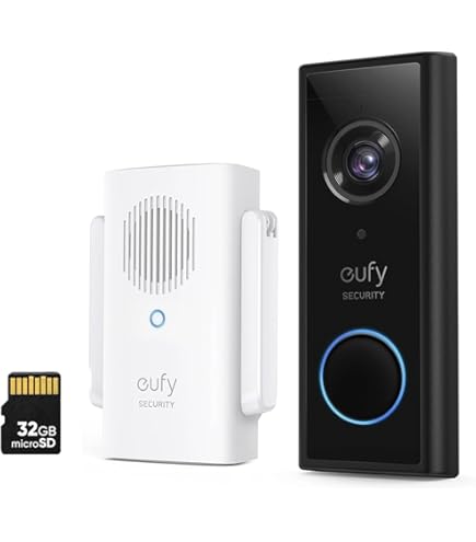 Anker Eufy Wireless Doorbell Kit Wi-Fi 2.4Ghz Black: Amazon.co.uk