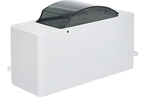 ELEKTRO-PLAST Caja de distribución pequeña de 1 fila, 2 módulos, IP30, gris claro, 53 x 141 x 83 mm