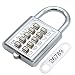 Produktbild 10-stellige Tastenkombination Vorhängeschloss, 5-stellige Schließmechanik Jalousie-Taste Passwortsperre digitale 10-stellige Passwort-Vorhängeschloss Schublade Tasche altes Schloss Reisegepäckschloss