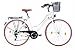 Produktbild tretwerk DIREKT gute Räder Elysee 28 Zoll Citybike, Damen-Fahrrad mit praktischem Korb