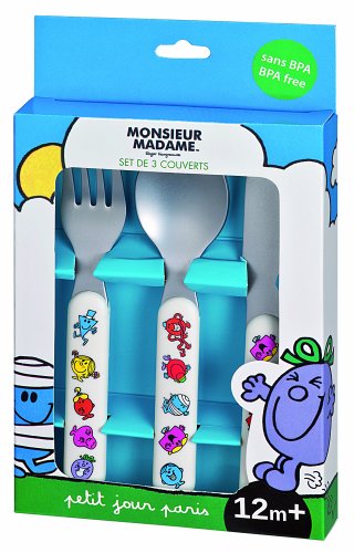 Mr Men & Little Miss 3 Piece Cutlery Set