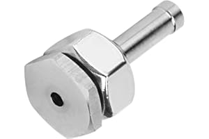 YEEPIN Turbo Boost Pressure Tap, M10 x 1.25mm Quick Tap Fitting Tool Aluminum Alloy Pressure Source on Silicon Hose 31504101-019