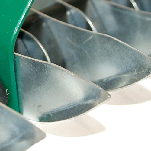 Schneidrechen Harke Rechen 36 cm Kultivator Rasenlüfter Rasenvertikutierer - 5