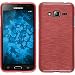 Produktbild PhoneNatic Case für Samsung Galaxy J3 Hülle Silikon rosa brushed + 2 Schutzfolien