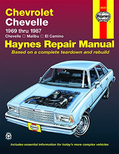 Chevrolet Chevelle, Malibu and El Camino: 1969 thru 1987 livre