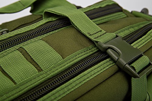 tacvasen Outdoor 38,1 cm Laptop Messenger Bag Polyester MOLLE TACTICAL muiti-pocket Wasserdicht Handtasche grün grün - 5