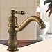 Produktbild Thatch Waschtischarmatur Wasserhahn Spültisch Küche Waschtisch Waschenbecken Bad Europäische und amerikanische Antik Bronze sitzend Mischung warmes und kaltes Wasser Kupfer Einhand Waschtischmischer Einlochmontage