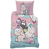 bettwäsche buntwäsche oder pflegeleicht Waschbar bei 60 Grad, nicht chloren, trocknergeeignet