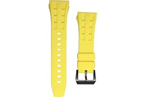 TSAR BOMBA Bracelets de Montre en Silicone Original 20MM Largeur Bracelets de Montre Silicone Souple Étanche Bracelet de Montre Militaire pour Hommes Remplacement de Bracelets