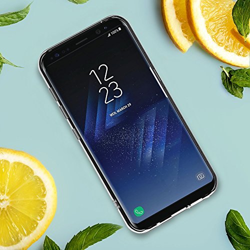 iVoler Funda Samsung Galaxy S8 Slim Fit Samsung Galaxy S8 Funda Carcasa Case Bumper con Absorci  n de Impactos y Anti-Ara  azos Espalda Case Cover para Samsung Galaxy S8 - Transparente