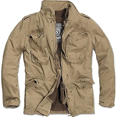Brandit Parka M65 pour homme - Beige - Camel - S