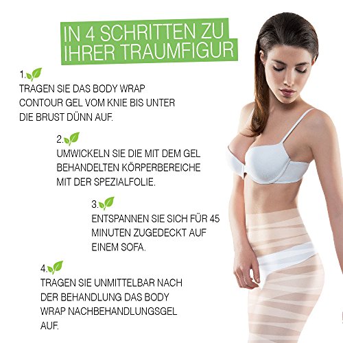Doppelt wirksam gegen Cellulite & Fettdepots: NOVASAN® BODY WRAP SET + SLIM & CLEAN® Kapseln | 2-Phasen-Konzept bestehend aus Anti Cellulite und Anti Fettdepot Körperwickel und Slim & Clean Kapseln mit natürlichen Pflanzenextrakten und Detox-Effekt | wirkt Cellulite von innen und außen entgegen | unterstützt die Umfangreduktion direkt an den Problemzonen | hilft, das Bindegewebe zu straffen und Orangenhaut an Bauch, Oberschenkeln und Po zu glätten | Jetzt in AKTION zum Kennenlernen! - 5
