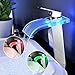 Produktbild KR Hochwertiger LED-Glas-Einhebel Eingebauter Typ Universal-Wasserhahn Kühler/Kalte Temperatur Umschaltbar Einfacher Ersatz Waschbecken Badezimmer Küche