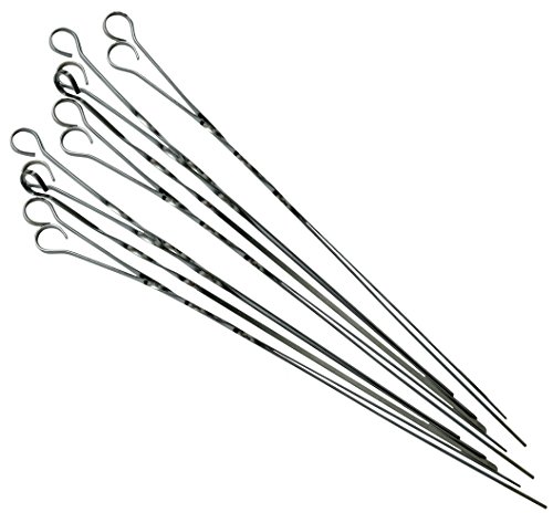 Preisvergleich Produktbild Aerzetix 10 Spieße Barbecue Grillspieße 40cm C18548