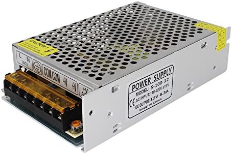 NeeKeons AC 110V 220V to DC 12V 8A 96W Switch Power Supply Driver (12V8A)