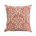 Produktbild Fuibo Home Decor Geometrie Malerei Leinen Kissenbezug Throw Kissenbezug Sofa (Pink)