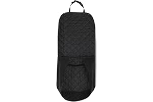 AKOZON Pokrowiec na fotelik samochodowy, pojedyncze siedzenie przednie samochodu Antypoślizgowy pokrowiec na siedzenie dla psa Ochraniacz kosz wodoodporny czarny