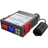 SANEC STC-3028 12V LCD Ekranlı Nem Sıcaklık Kontr&ouml;l Termostatı