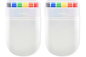 XIMINWZM 2 Pcs Rainbow Face Paint Sticks, Rainbow Pride Flag Face Paint, Gay Pride Rainbow Stripe Fan Brush Stick for LGBTQ Parade, Pride Month Celebrations