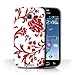 Price comparison product image STUFF4 Phone Case / Cover for Samsung Galaxy Fresh Duos/S7392 / Red Flowers Design / Floral Stamp Pattern Collection / by Penny Lane Publishing, Inc.