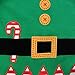 iiniim Baby Boys Christmas Santa Romper with Hat Outfit Sets Green 6-12 Months