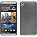 Produktbild PhoneNatic Case für HTC Desire 816 Hülle Silikon silber brushed + 2 Schutzfolien