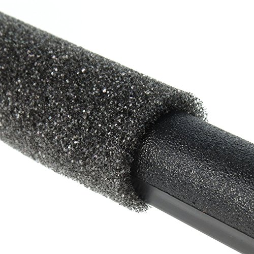 5 Stabile Kunststoff Kleiderbügel mit Hosensteg – schwarz – 42cm - 4