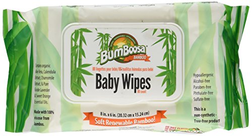 Bum Boosa Bamboo Baby Wipes (480 Count) Case Of 6