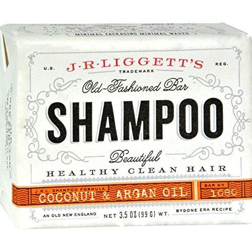 J.R. Liggett's, Shampoo Bar, Virgin Coconut & Argan Oil, 3.5 oz (99 g)