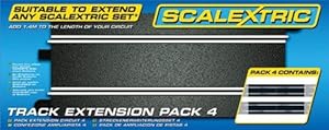 Scalextric C8526 Track Extension Pack 4 - Straights 1:32 Scale Accessory