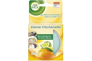 Air Wick 4002448075707 Kleiner Frischehelfer Gel, Lufterfrischer Citrus (12-er Pack)